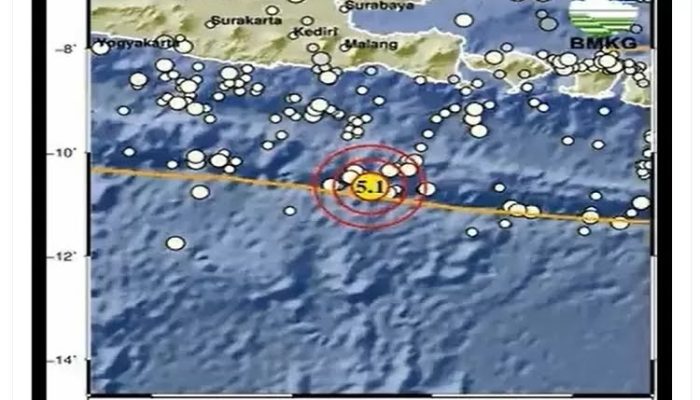 Tiga Daerah di Jatim di Guncang Gempa Bumi