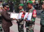 Letkol Czi Nooris Agus Rinanto Pimpin Upacara HUT ke-78 TNI di Halaman Pemda Tulungagung Hari Ini