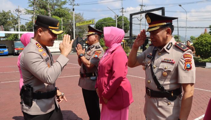 Sejumlah Pejabat Utama Polres Trenggalek Beralih Tugas