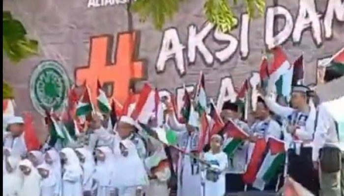 Aksi Bela Palestina di Tulungagung dihadiri Ribuan Massa