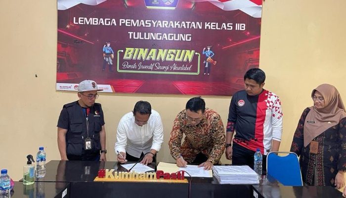 KPU Tulungagung Serahkan Daftar Pemilih Tetap dan Daftar Pemilih Tambahan di Lapas