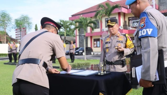 KabagOps Polres Blitar Terjadi Pergantian