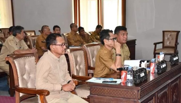 Pj Bupati Tulungagung Vidcon Pencegahan dan Pemberantasan Korupsi