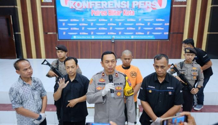 Sabu Siap Edar Digagalkan Polisi di Alun – Alun Kota Blitar