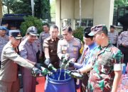 Polres Nganjuk Musnahkan 10.900 butir Okerbaya Hasil Operasi Pekat Semeru 2024