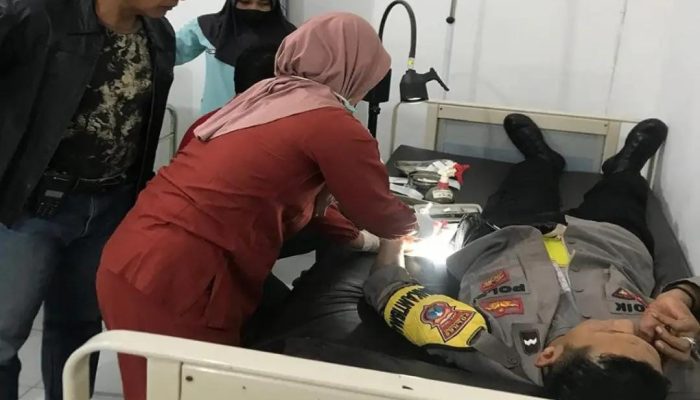 ODGJ di Tulungagung Ngamuk, Dua Anggota Polisi jadi Korban