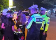 Satlantas Polres Tulungagung Amankan 80 Unit Sepeda Motor Knalpot Brong