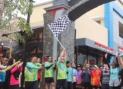 Ratusan Masyarakat Tulungagung Ikuti Road To Digital Payment Bhayangkara Tulungagung Running Festival