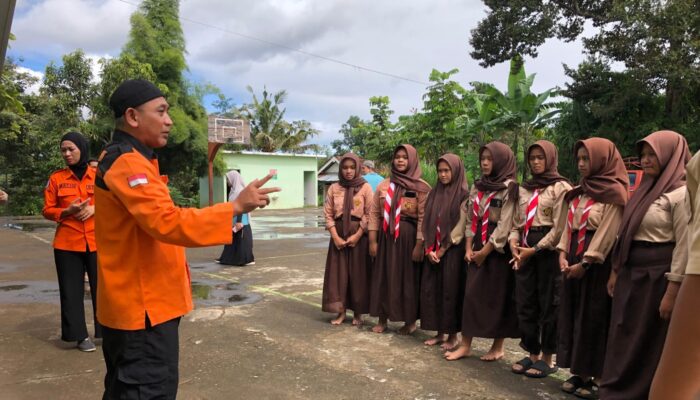 BPBD Tulungagung dan LMI Gelar Pelatihan Satuan Pendidikan Aman Bencana di SMPN 1 Sendang