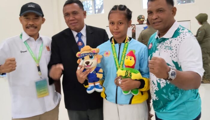 Atlet PJB Polres Trenggalek Sumbang Medali Perunggu di Porprov IX Jawa Timur