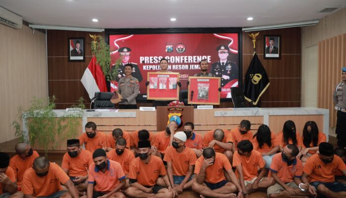 Polres Jember Ungkap 19 Kasus Narkoba Selama Juni 2025, 27 Tersangka Diamankan