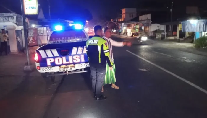 Kecelakaan di Tulungagung : Motor Tabrak Pejalan Kaki, 3 Orang Luka