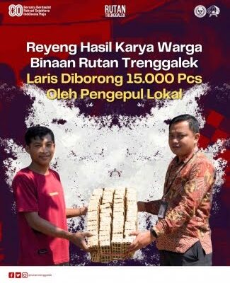 Produk Olahan Warga Binaan Rutan Trenggalek Laris Manis di Pasaran, Reyeng Laku 15.000 Pcs!