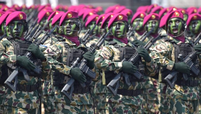 Presiden Prabowo Pimpin Upacara, Korps Marinir Unjuk Kekuatan dan Resmikan Struktur Baru