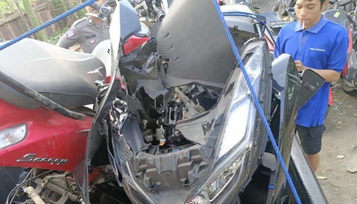 Kecelakaan di Tulungagung, Pengendara Bernama Unik ‘Karekso Alloh Kang Moho Kawoso’ Alami Tabrakan Motor