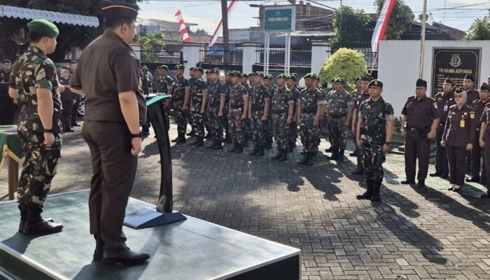Kejaksaan Negeri dan Kodim 0807 Tulungagung Perkuat Sinergi, Gelar Apel Bersama
