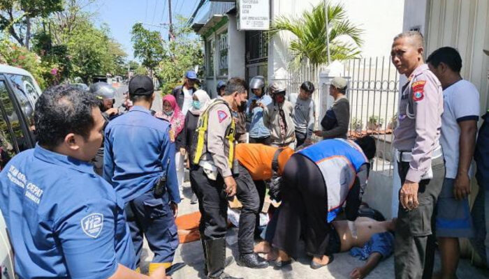 Kecelakaan Tunggal di Asemrowo, Seorang Penumpang Lansia Meninggal Dunia