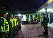 TNI dan Banser Trenggalek Bersinergi, Gelar Apel dan Patroli Gabungan Jaga Kamtibmas