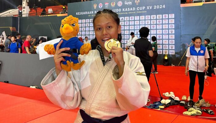 Atlet Judo Trenggalek, Frilla Amanda Putri, Tembus POPNAS 2025