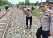 Diduga Sengaja, Seorang Wanita di Blitar Tewas Tertabrak Kereta Api