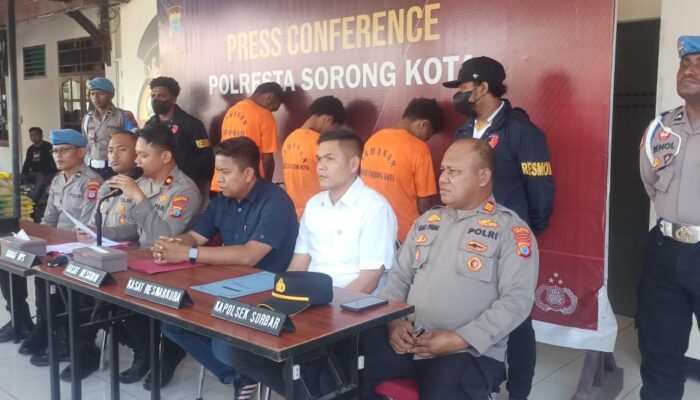 Awas! Polisi Sorong Lumpuhkan Jaringan Begal dan Curanmor, Warga Diminta Cek Kendaraannya