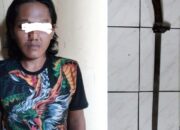 Pria Ngamuk dengan Parang di Tulungagung Ditangkap Polisi, Warga Resah