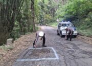 Awas! Puluhan Lubang Hantui Jalur Trenggalek-Bendungan, Polisi Lakukan Penandaan Darurat