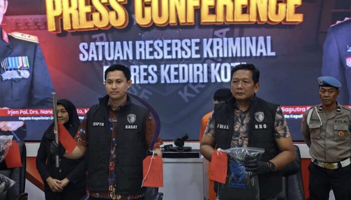 Ngeri! Geng Remaja di Kediri Kota Serang dan Bacok Korban di Jalanan, Lima Pelaku Diringkus