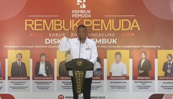 Bupati Tulungagung Gaungkan Transformasi Ekonomi ala Soemitro: Saatnya Kejar Industri dan Jasa