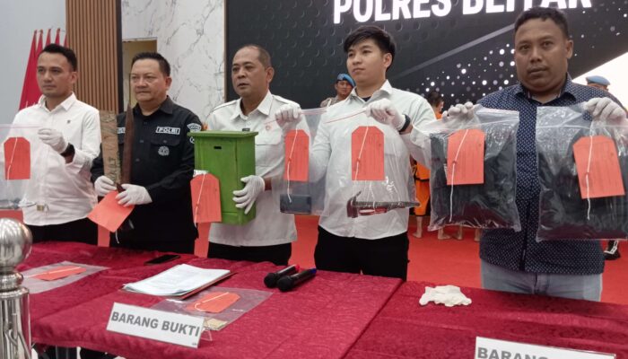 Polres Blitar Berhasil Ungkap Tiga Kasus Pencurian dalam Waktu Singkat