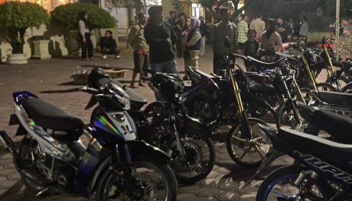 Balap Liar di Tulungagung, 13 Sepeda Motor Tak Standar Diamankan Polisi