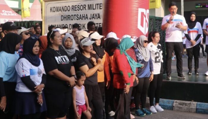 Ribuan Warga Banjiri Markas Komando: Fun Run HUT TNI Ke-80 di Tulungagung Meriahkan Semangat Kebersamaan