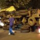Truk Boks Hantam Xenia di Simpang Empat Ngasem Kediri, Satu Penumpang Tewas