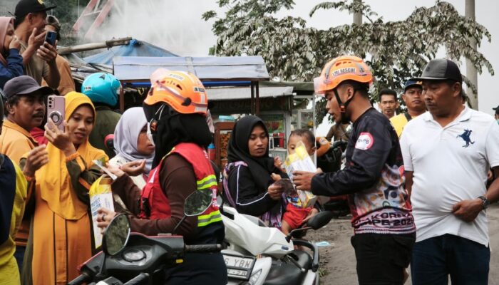LMI Rescue Bertaruh Nyawa di Lereng Semeru, Ancaman Lahar Dingin Masih Mengintai