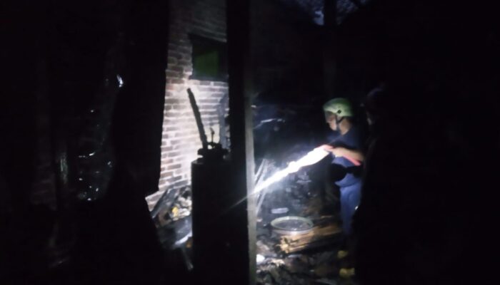 Kebakaran di Tulungagung, Dapur Rumah Warga Ludes Akibat Korsleting Listrik