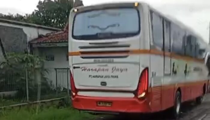 Bus Harapan Jaya Senggol motor, Seorang Ibu Asal Tulungagung Tewas di Tempat