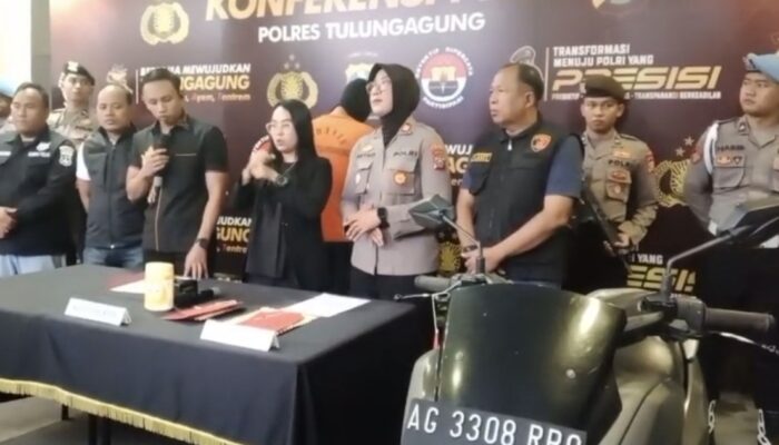 Tinggalkan Kunci di Motor NMAX, Warga Boyolangu Tulungagung Jadi Korban ‘Kecepatan Kilat’ Curanmor! Pelaku Tak Berkutik Dibekuk Berkat CCTV