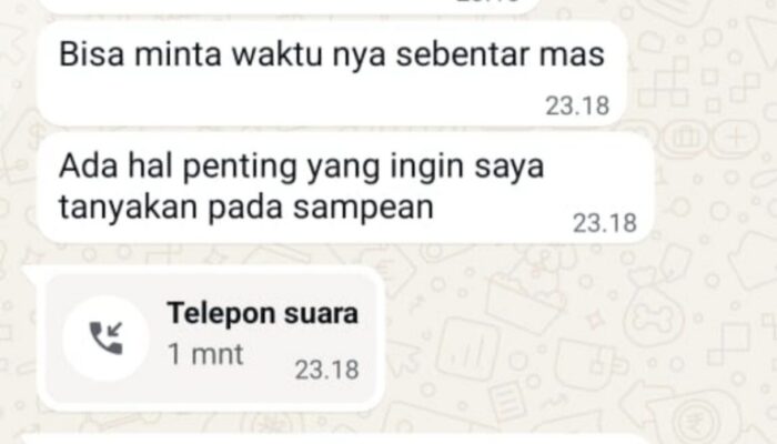 Wartawan di Tulungagung Diintimidasi Oknum Mengaku Polisi, Modus Minta Uang Berdalih Pelecehan via WA