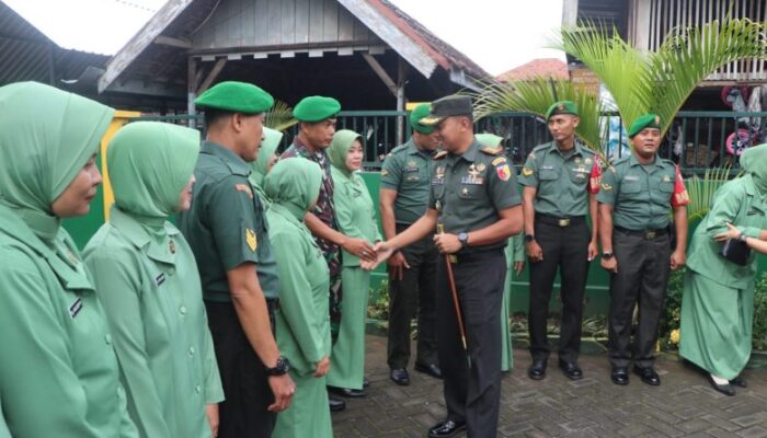 Perdana! Dandim 0807/Tulungagung Sambangi Koramil Jajaran: Tekankan Disiplin dan Keharmonisan Keluarga
