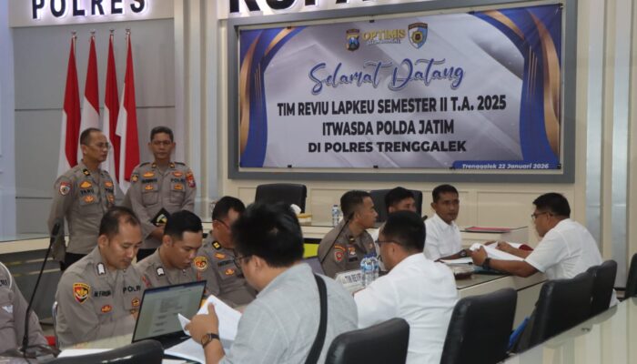 Jaga Marwah Akuntabilitas, Polres Trenggalek Jalani Reviu Keuangan Ketat dari Itwasda Polda Jatim