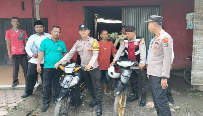 Wujudkan Sekolah Ramah Lingkungan, Polsek Bandung Tulungagung Gelar Razia Knalpot Brong 