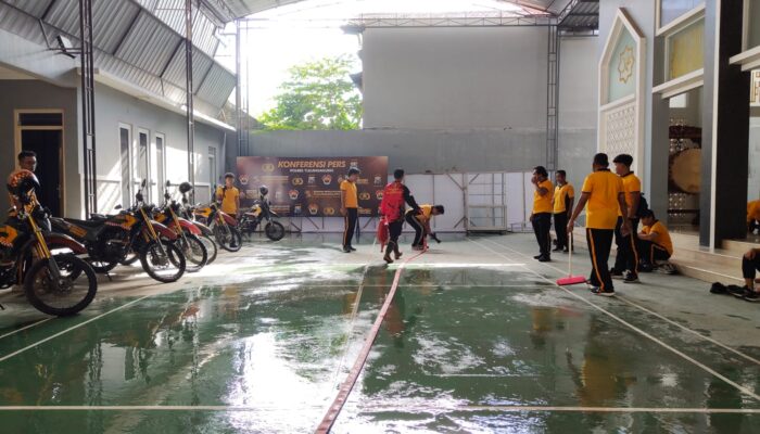 Polres Tulungagung Gelar Kurve Serentak, Pastikan Seluruh Mako Bersih Demi Kenyamanan Masyarakat