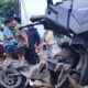 Kecelakaan di Gondang Tulungagung: Kurang Konsentrasi, Pengendara Honda Alami Patah Kaki