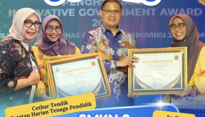 Inovasi ‘Cetar Tendik’ dan ‘Ju-on’ Bawa SMKN 2 Tulungagung Jawa Timur Sabet Penghargaan IGA
