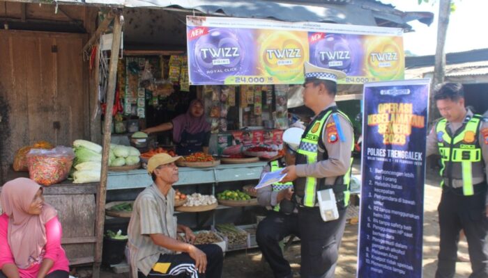 Bukan Cari Belanjaan! Polisi “Gerebek” Pasar Basah Trenggalek Pakai Megaphone, Ada Apa?