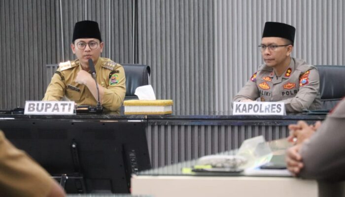 Kapolres dan Bupati Trenggalek Kompak Matangkan Skenario ‘Operasi Kemanusiaan’