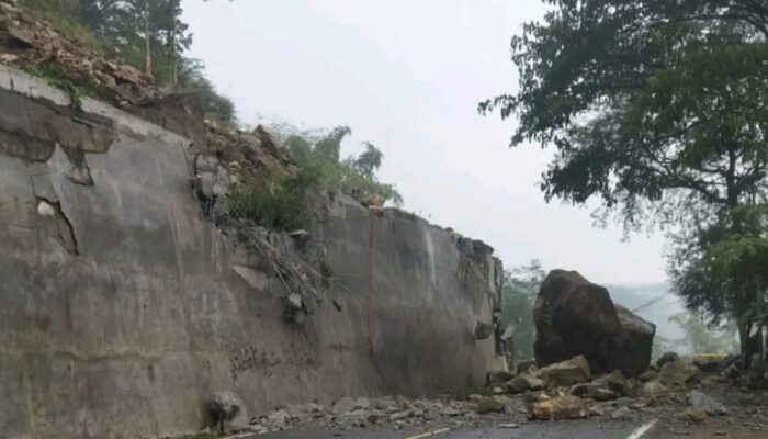 BREAKING NEWS: Jalur Nasional Trenggalek-Ponorogo Lumpuh Total! Tebing 50 Meter Runtuh di Nglinggis