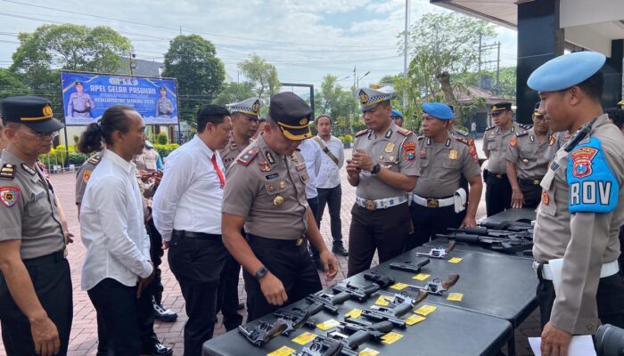 Sidak Mendadak! Polres Trenggalek “Lucuti” Senpi Anggota, Ada Apa?