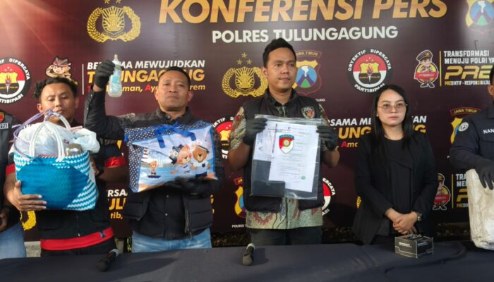 Balita 17 Bulan Asal Ngunut Tulungagung Berhasil Diselamatkan dari Penculikan Tetangga Kos