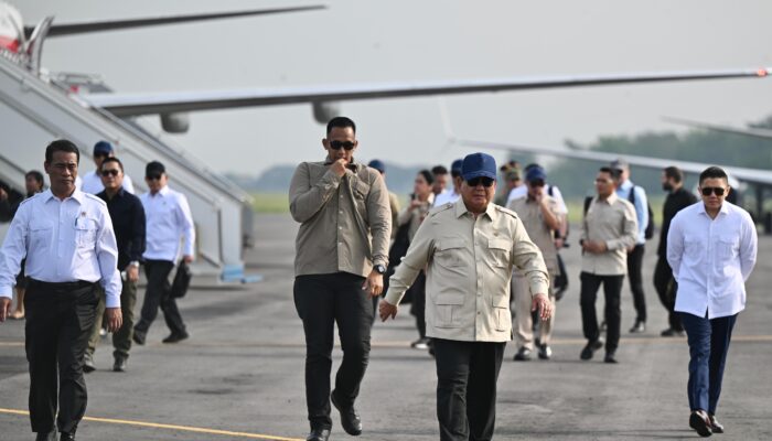 Sinergi Pangan dan Gizi: Presiden Prabowo Tiba di Jatim, Resmikan 166 SPPG Polri hingga Pimpin Panen Raya Jagung